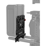 Placa de batería SmallRig V-Lock con abrazadera de varilla LWS de 15 mm 6