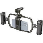 Kit Jaula para Smartphone SmallRig Metal (3155B) con manerales laterales y superiores