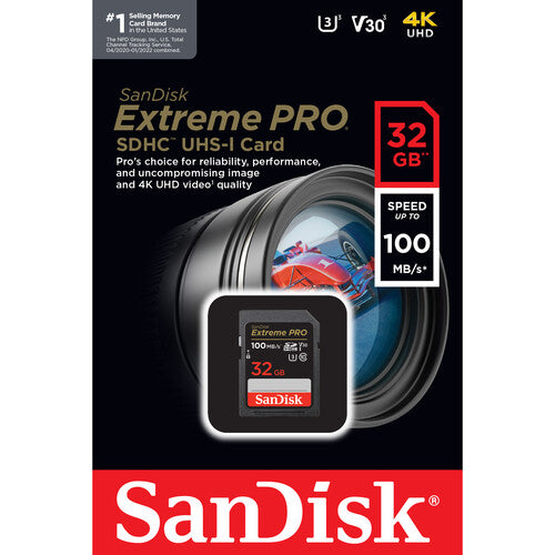 Tarjeta SanDisk Extreme PRO SDHC de 32GB 100MB/s