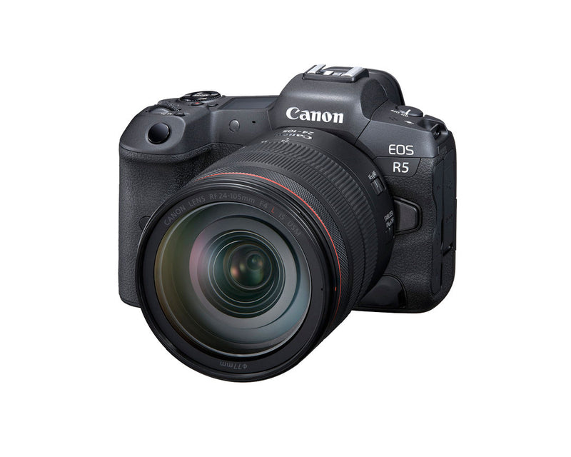 CÁMARA CANON EOS R5 CON LENTE RF 24-105MM F4 L IS USM