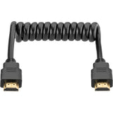 Cable Elvid HDMI a HDMI 4k Espiral de 20 a 45 cms HDMIAA-015-C2 1
