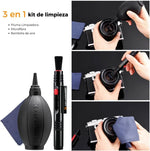 Kit de Limpieza 3 en 1 K&F para Lentes y Filtros