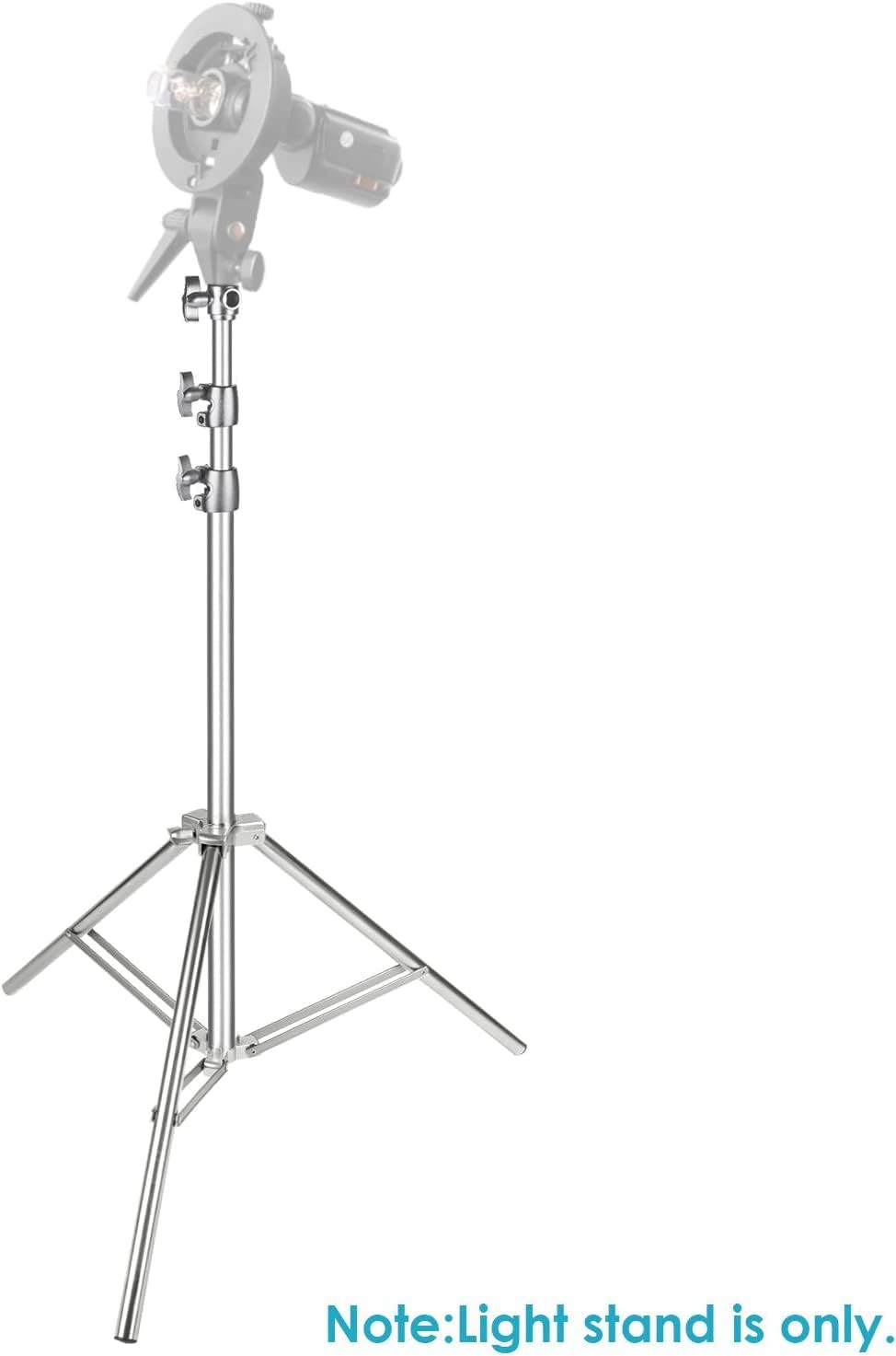 Pedestal para Lámpara Neewer de 2.60 mts Plateado