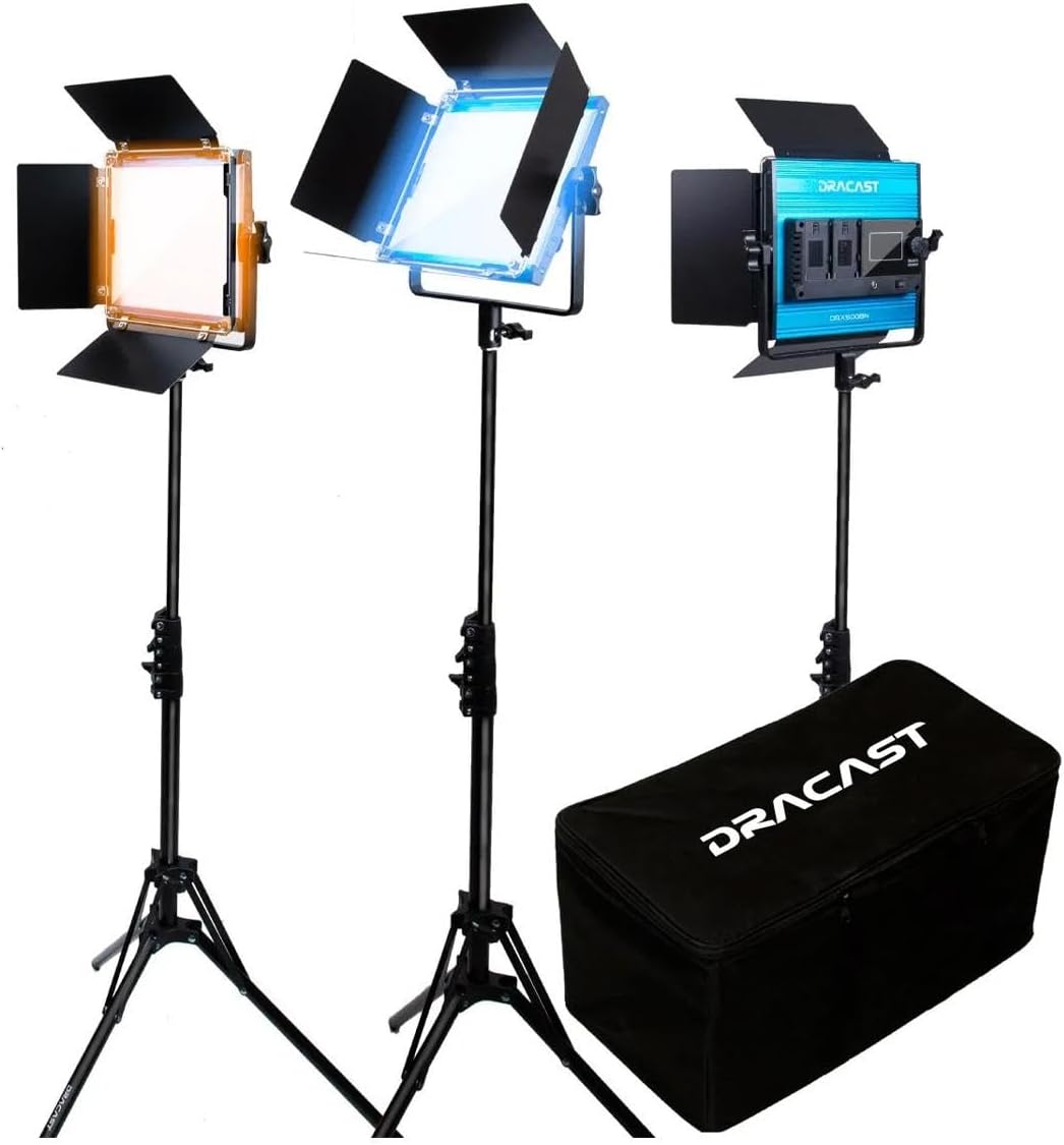 Kit de 3 Lámparas Dracast Bicolor DRX3500BNS