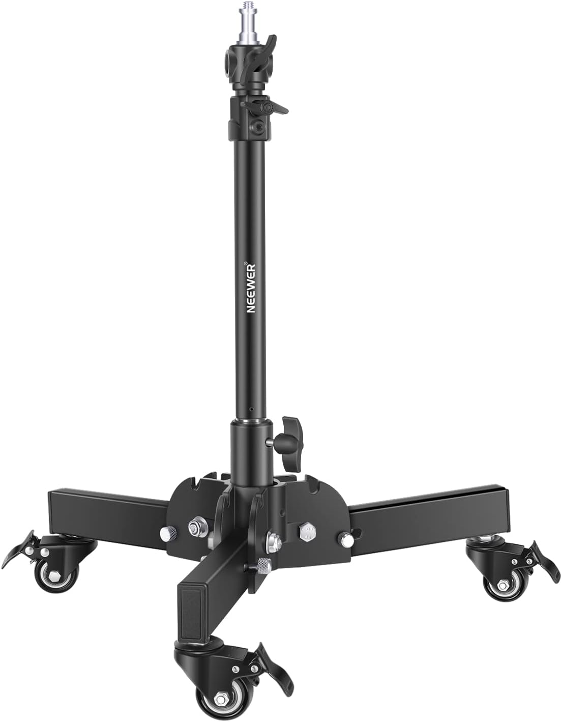 Pedestal Angulo Bajo con ruedas Neewer 72 cms