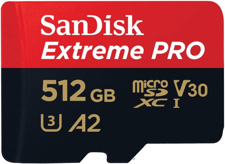 Tarjeta SanDisk Extreme PRO Micro SDXC de 512GB 200 MB/s