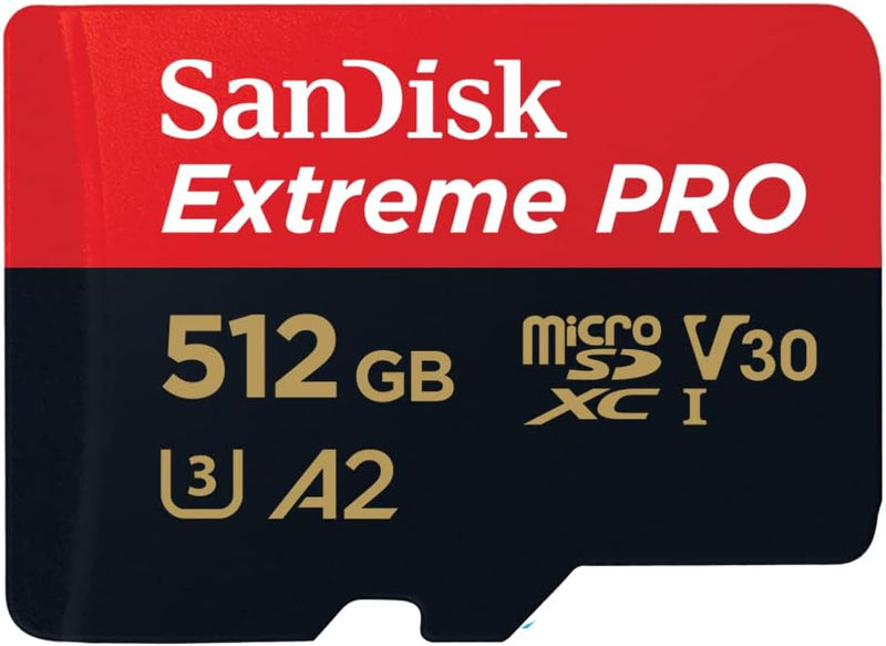 Tarjeta SanDisk Extreme PRO Micro SDXC de 512GB 200 MB/s