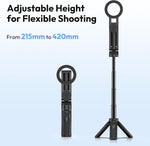 Minitripié y Selfie Stick Ulanzi JJ03 Magnetico, Disparador