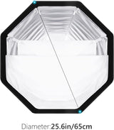 Softbox Octagonal Neewer 65cms SF-RP26 (Flashes) 5