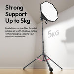 Pedestal para lámpara Ulanzi T230 2.30 cms (Fibra de Carbono)