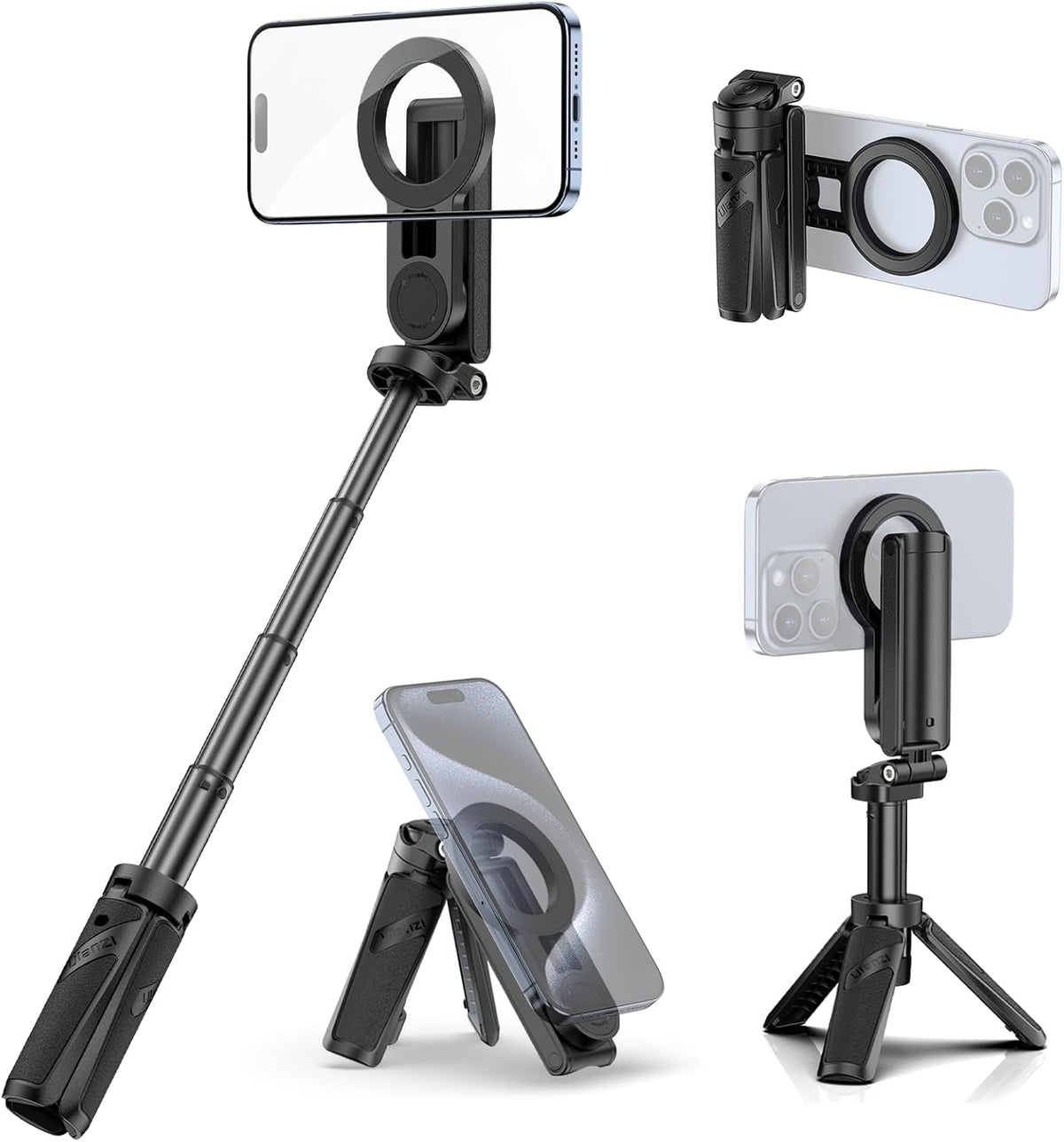 Minitripié y Selfie Stick Ulanzi JJ03 Magnetico, Disparador