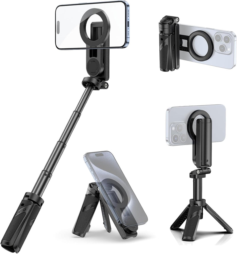 Minitripié y Selfie Stick Ulanzi JJ03 Magnetico, Disparador