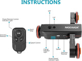 Mini Dolly control remoto para cámara y celular Neewer DL100 5