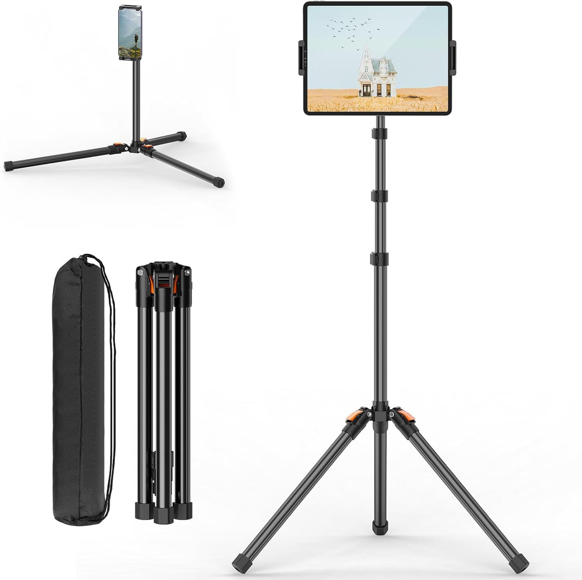 Pedestal para Tablet y Celular XXZU 182 cms