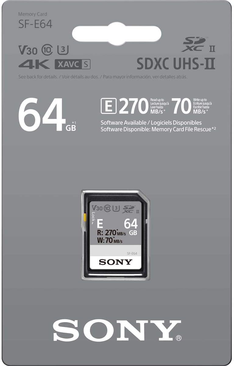SONY SDXC SONY 64GB UHS-II 270MB/S