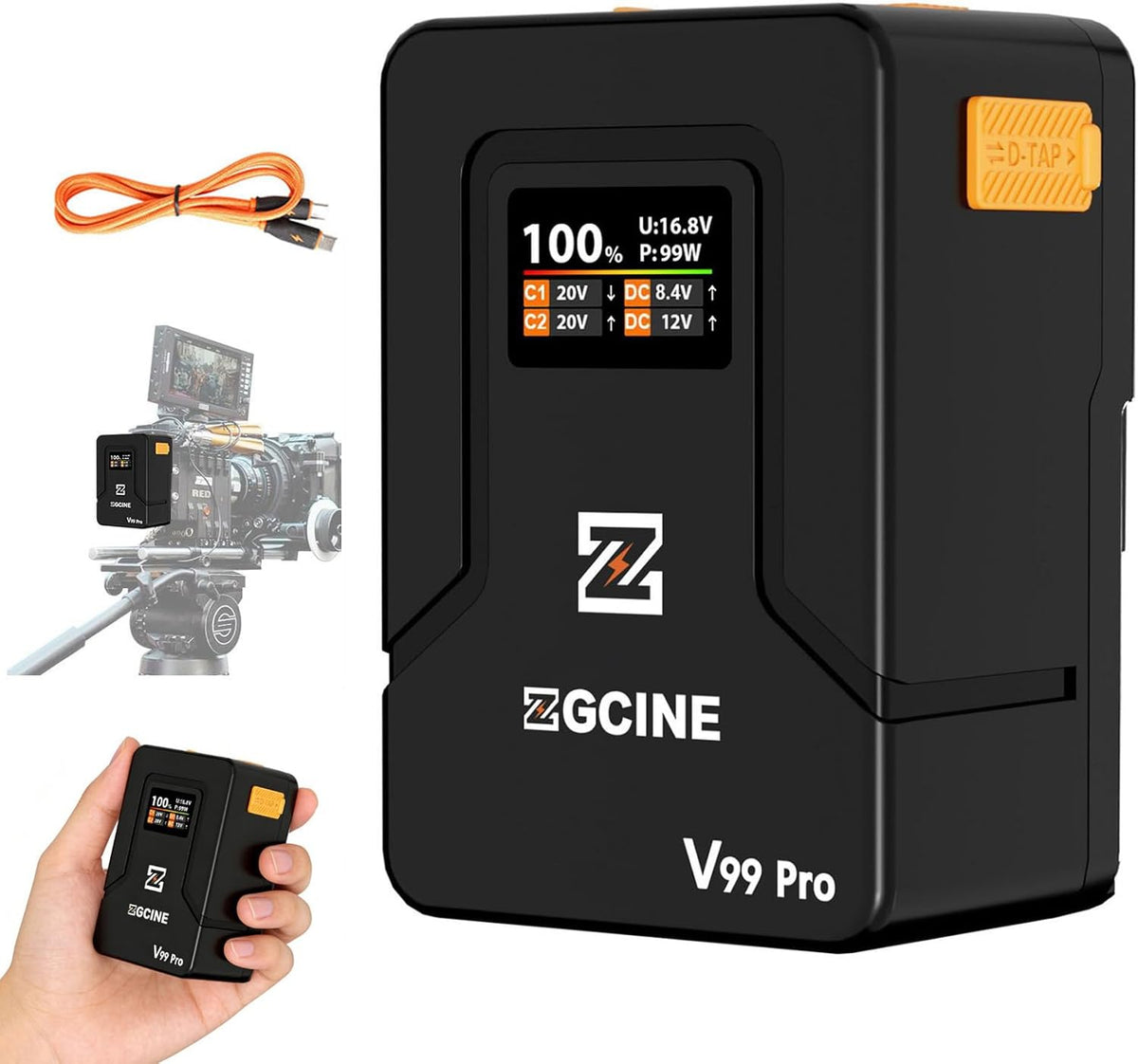 Batería Mini V-Mount Eachshot ZGCine V99 pro