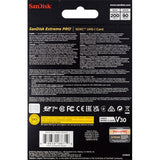 Tarjeta SanDisk Extreme PRO SDXC de 64GB 200 MB/s 3