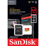 Tarjeta SanDisk Extreme microSDXC de 64GB 170MB/s 1