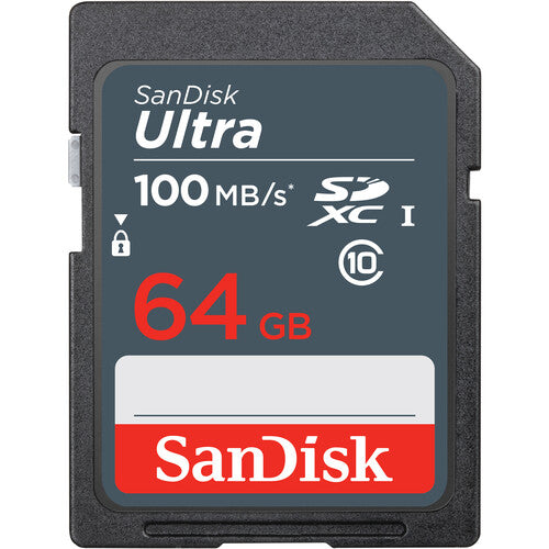 Tarjeta SanDisk Ultra SDXC de 64GB 100MB/s
