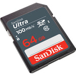 Tarjeta SanDisk Ultra SDXC de 64GB 100MB/s