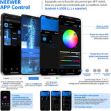 Kit de 2 lámpara Neewer LED- NL660 APP RGB y Pedestales 2