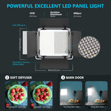 Kit de 2 Lámparas Neewer LED-NL660 LED Bicolor con Pedestales y estuche transportador 4