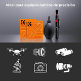 Kit de Limpieza 4 en 1 K&F Concept para Lentes y Filtros 5