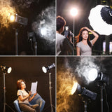 Lámpara Fresnel COB Ulanzi VL200-Bi 200watts V-Mount 4