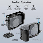 Jaula Sirui para Sony ZV-E10 con agarre de silicona (SCZVE10)