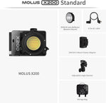 Lámpara Zhiyun Molus X200 COB Light Bi-Color
