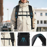 Mochila Backpack Mosiso 15-16 Negro Plástico 6