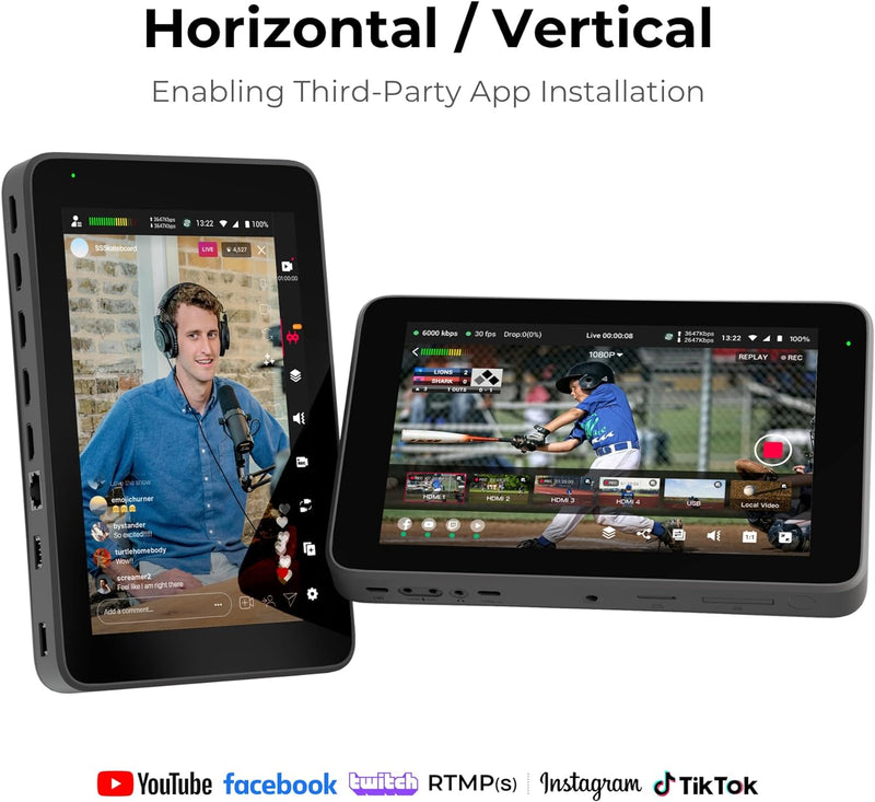 Dispositivo Portátil para Live Streaming YoloBox Ultra 8"