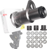 DigitalFoto Solution Mini Snoot Optico para efectos compatible con Zhiyun, Ulanzi, Godox, Smallrig 1