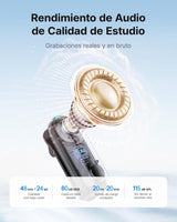 Micrófono Lavalier Inalámbrico Boya Magic con Reducción de Ruido con IA 4 En 1 8