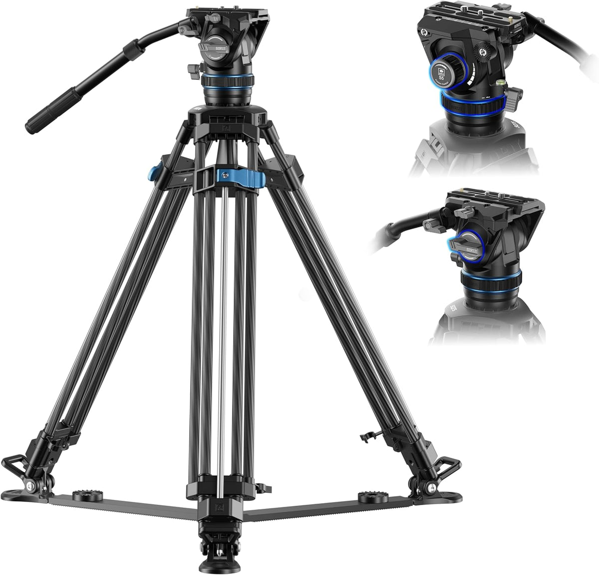 Tripié Sirui SQ75+S5 SISQ75S5 Rapid-System Tripod Fibra de Carbono 18Kg