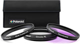 Kit de 3 Filtros Polaroid 62mm (UV, Circular Polarizado y Florescent) 7