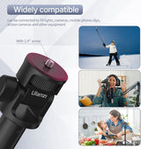 Minitripié y Selfie Stick con cabeza quick release Ulanzi TT24 4