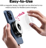 Lámpara para selfie de Anillo magnética Ulanzi LM19