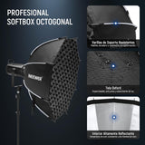Softbox Octagonal Neewer 90cms NS92P 2