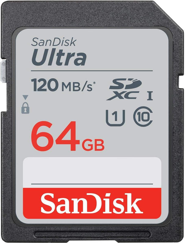 Tarjeta SanDisk Ultra SDXC de 64GB 120MB/s