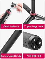 Minitripié y Selfie Stick Ulanzi Go Quick II (3113)