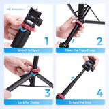 Minitripié y Selfie Stick Ulanzi MT-71 5
