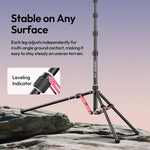 Pedestal para lámpara Ulanzi T230 2.30 cms (Fibra de Carbono)