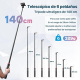 Minitripié y Selfie Stick Ulanzi Go Quick II (3113) 3