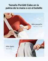 Micrófono Lavalier Inalámbrico Boya Magic con Reducción de Ruido con IA 4 En 1 5