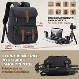 Mochila Backpack Rainsmore 15.6 Gris 5