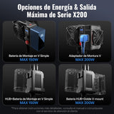 Lámpara Zhiyun Molus X200 COB Light Bi-Color 4