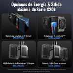 Lámpara Zhiyun Molus X200 COB Light Bi-Color