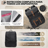 Mochila Backpack Rainsmore 15.6 Gris 6