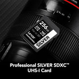 Tarjeta Lexar Profesional 256GB Silver 225 MB/s 4